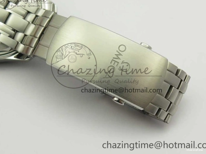 0113 Effortless 2018 Seamaster Diver 300M OMF Best Edition Blue Ceramic Gray Dial on SS Bracelet A8800 (Black Balance Wheel) 7958